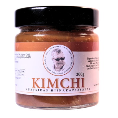 Kimchi, vürtsikas hiinakapsasalat 200 g.